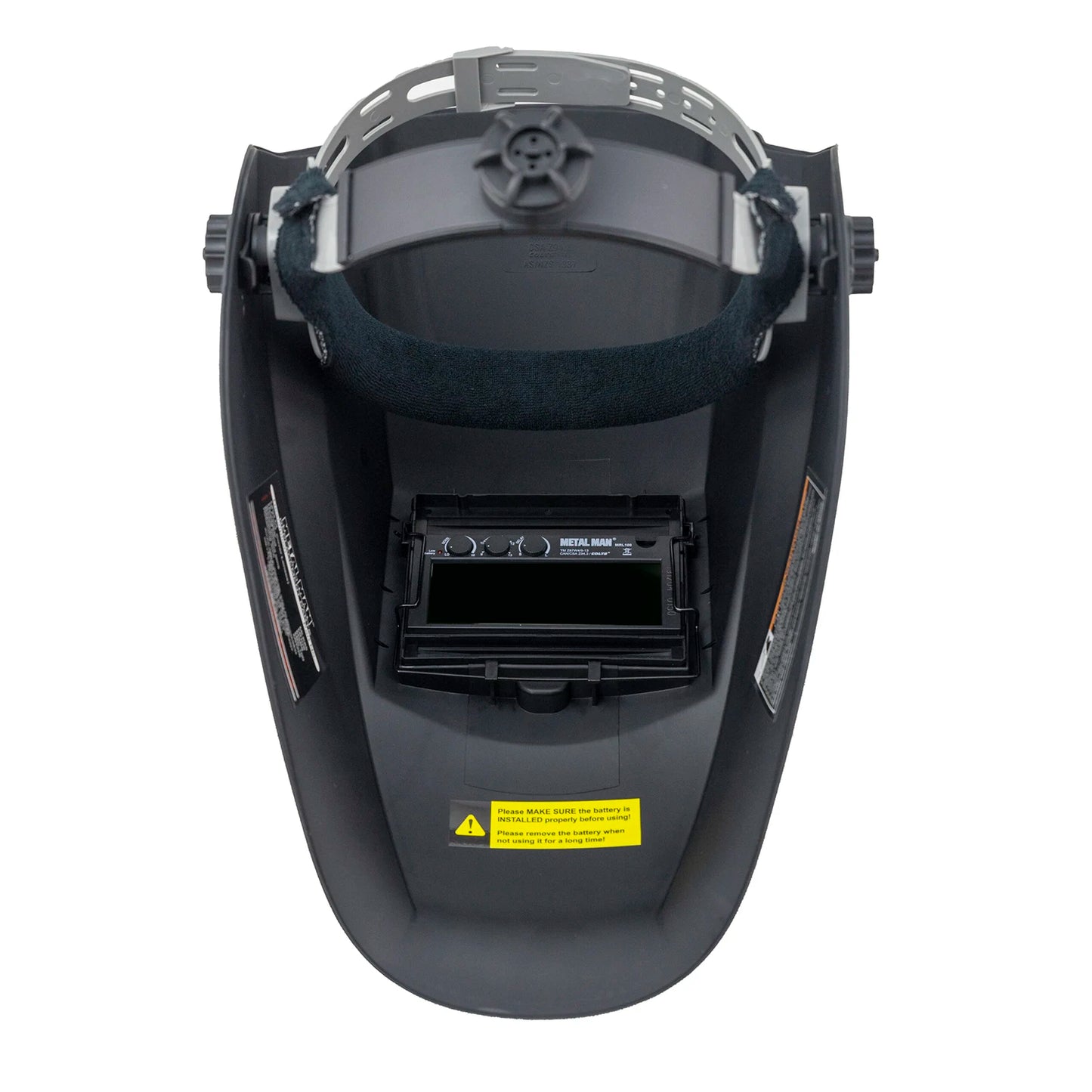 Metal Man AB8100SC Black with 9-13 Shade