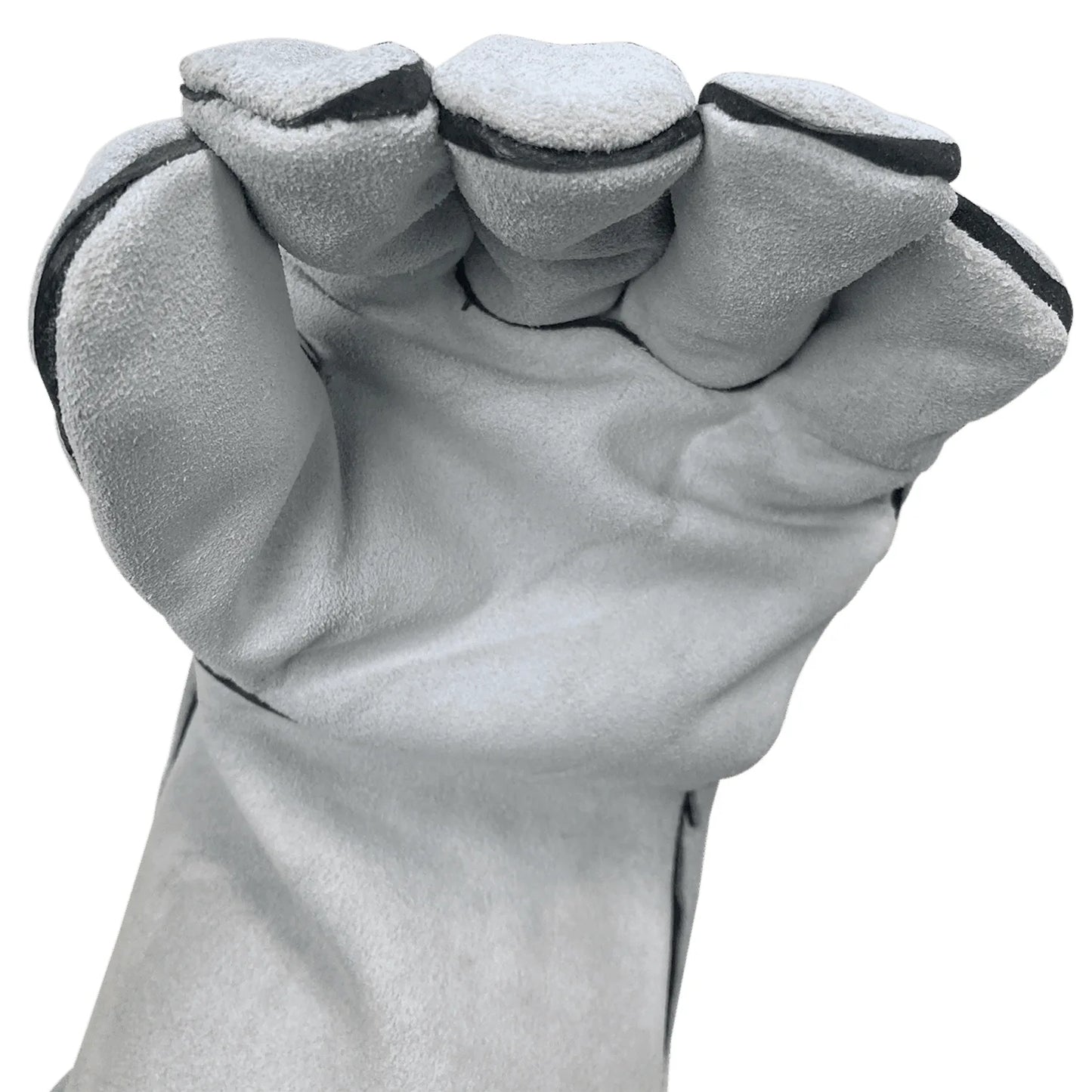 Pearl Shoulder Split Cowhide Stick/Mig Welding Glove Cotton Lined
