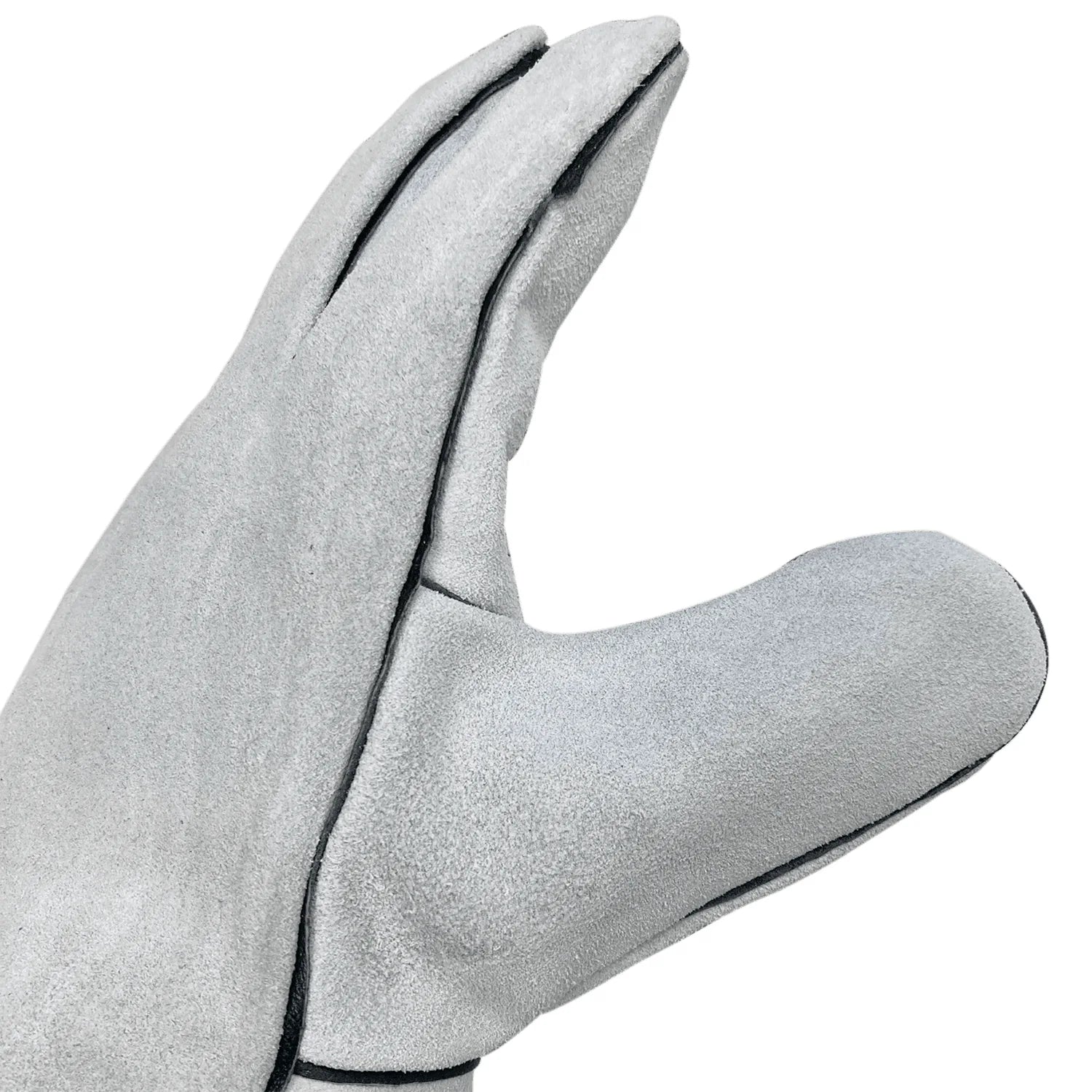 Pearl Shoulder Split Cowhide Stick/Mig Welding Glove Cotton Lined