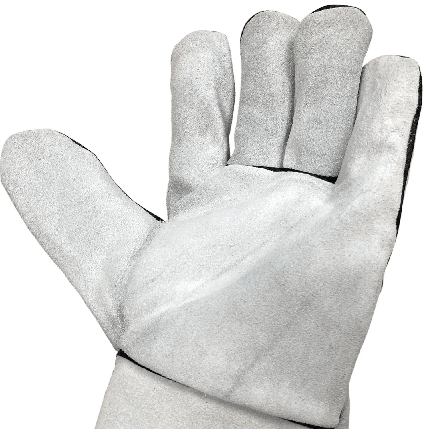 Pearl Shoulder Split Cowhide Stick/Mig Welding Glove Cotton Lined