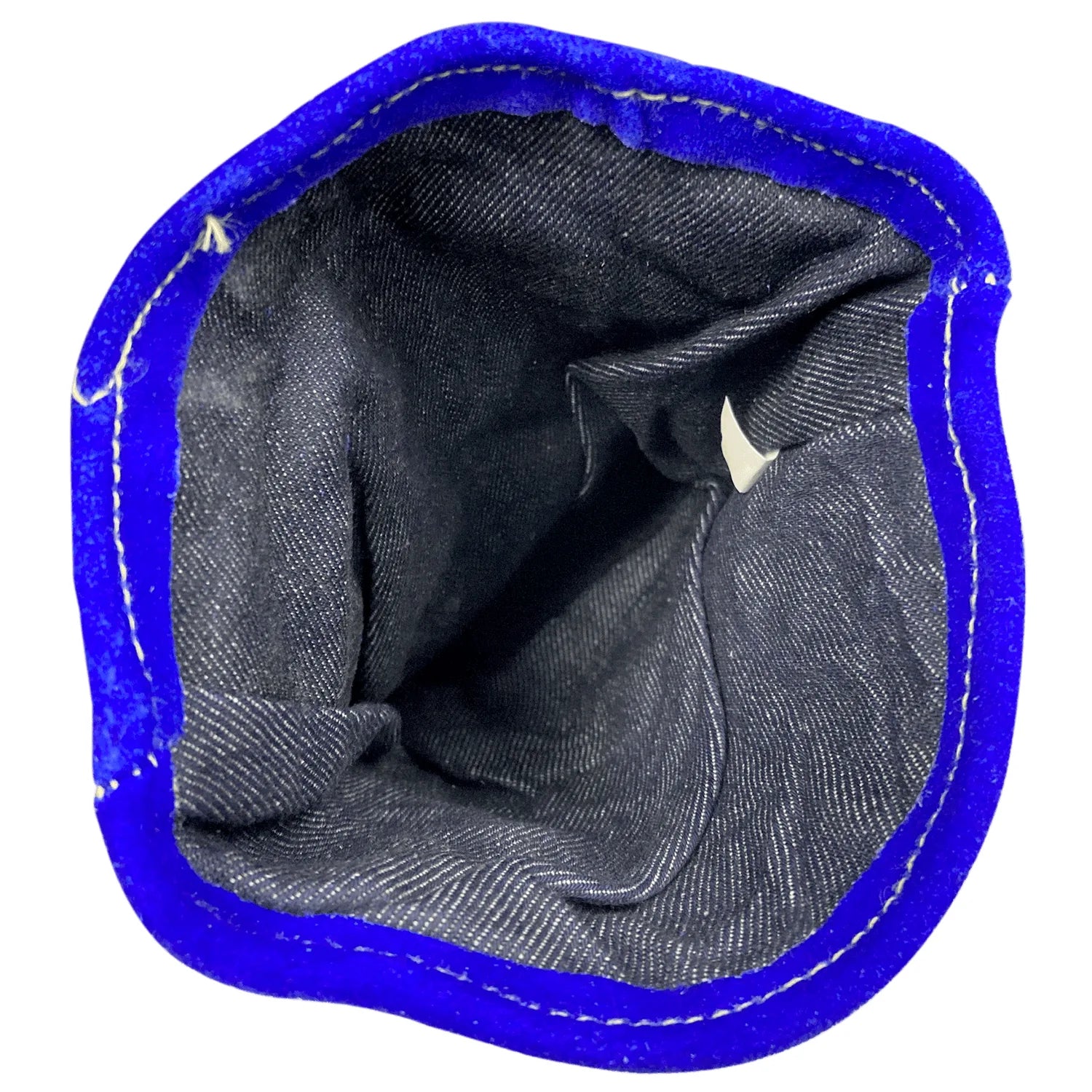 Durable Blue Side Split Cowhide 14” Stick Welding Glove