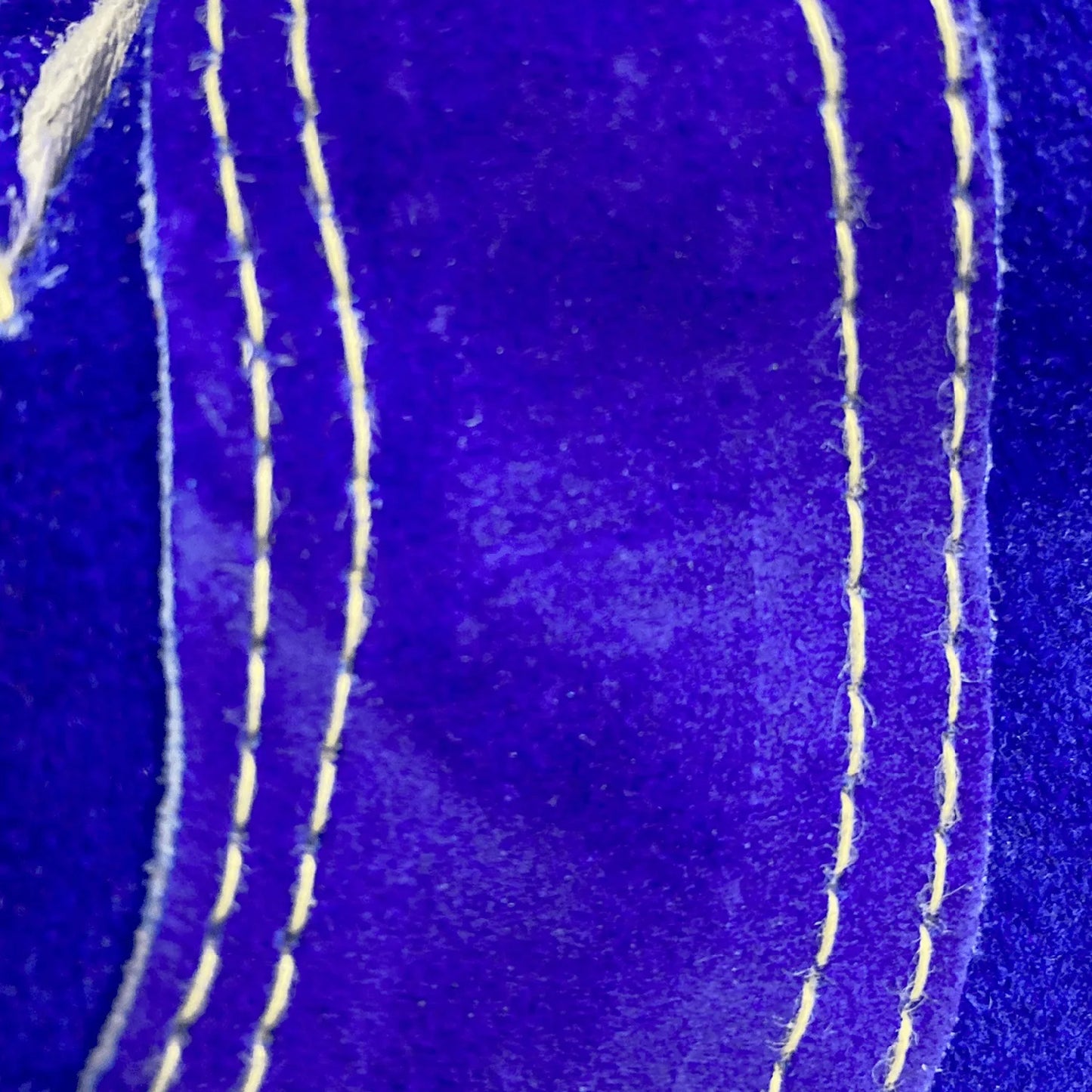 Durable Blue Side Split Cowhide 14” Stick Welding Glove
