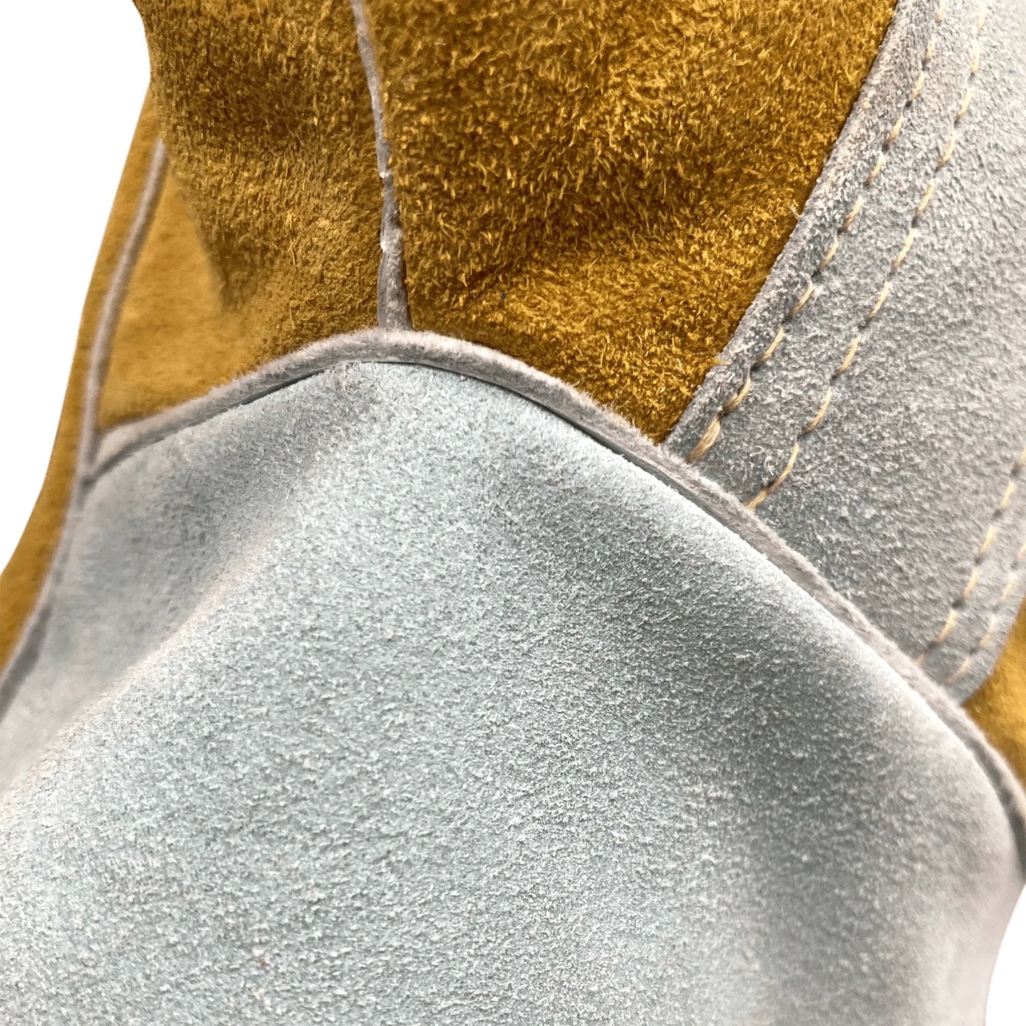 Premium Tan Side Split Cowhide 14” Stick Welding Glove