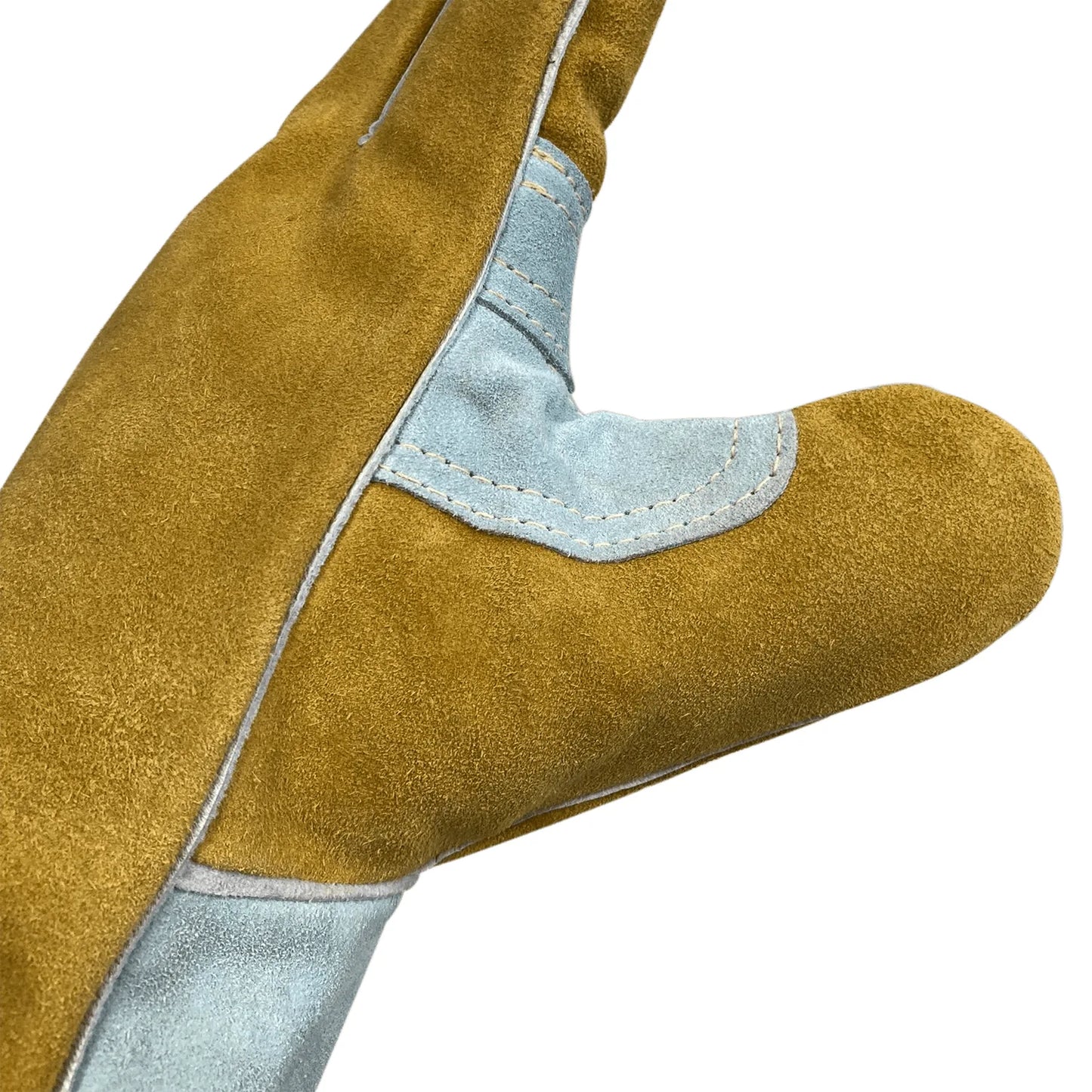 Premium Tan Side Split Cowhide 14” Stick Welding Glove