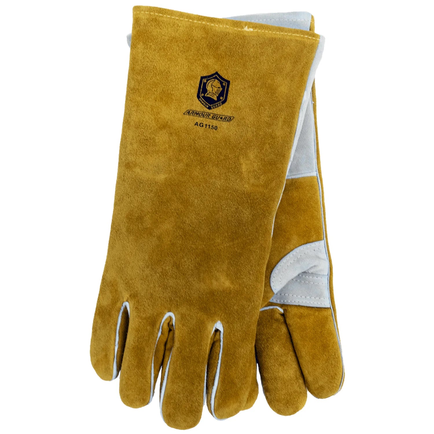 Premium Tan Side Split Cowhide 14” Stick Welding Glove