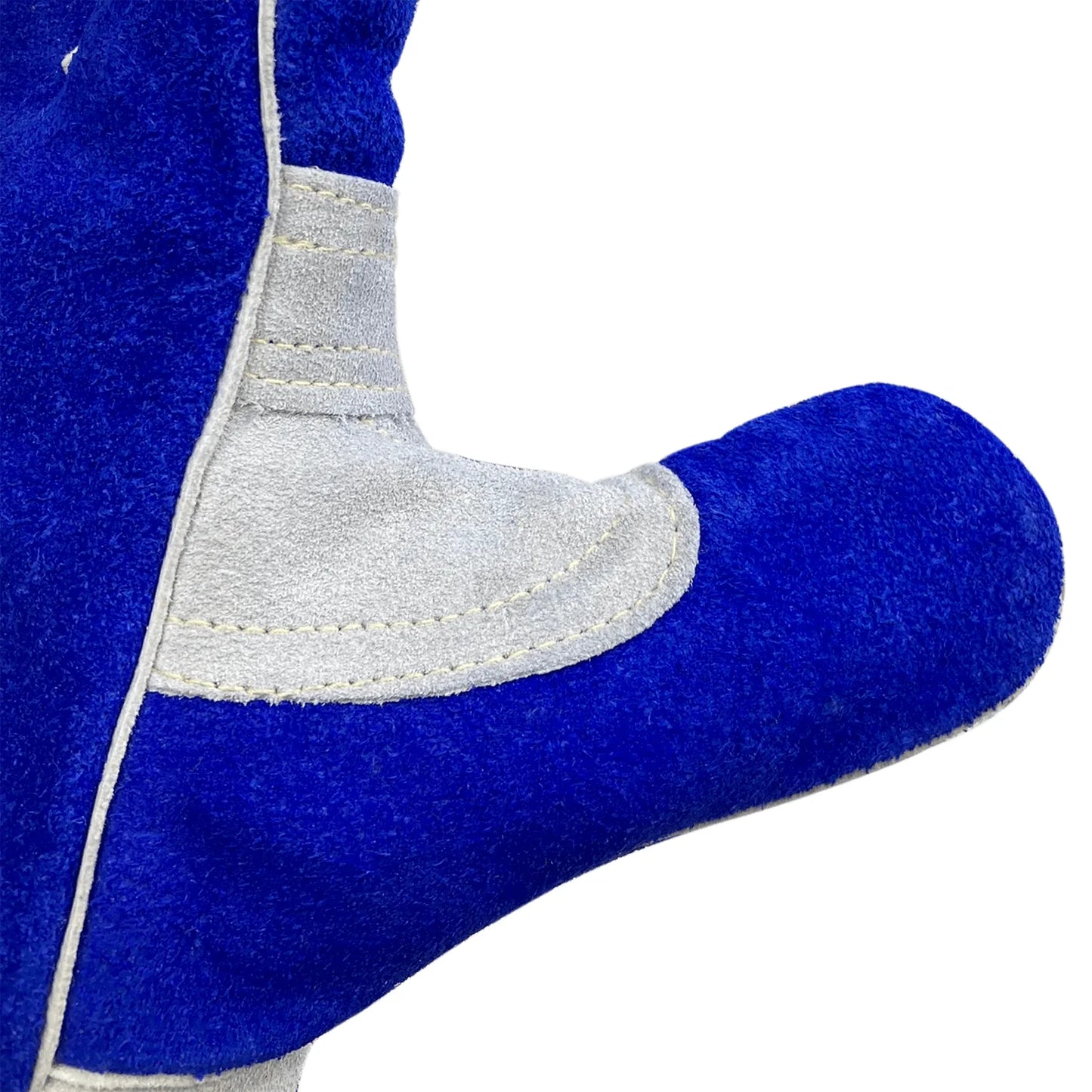 Premium Blue Side Split Cowhide 14” Stick Welding Glove