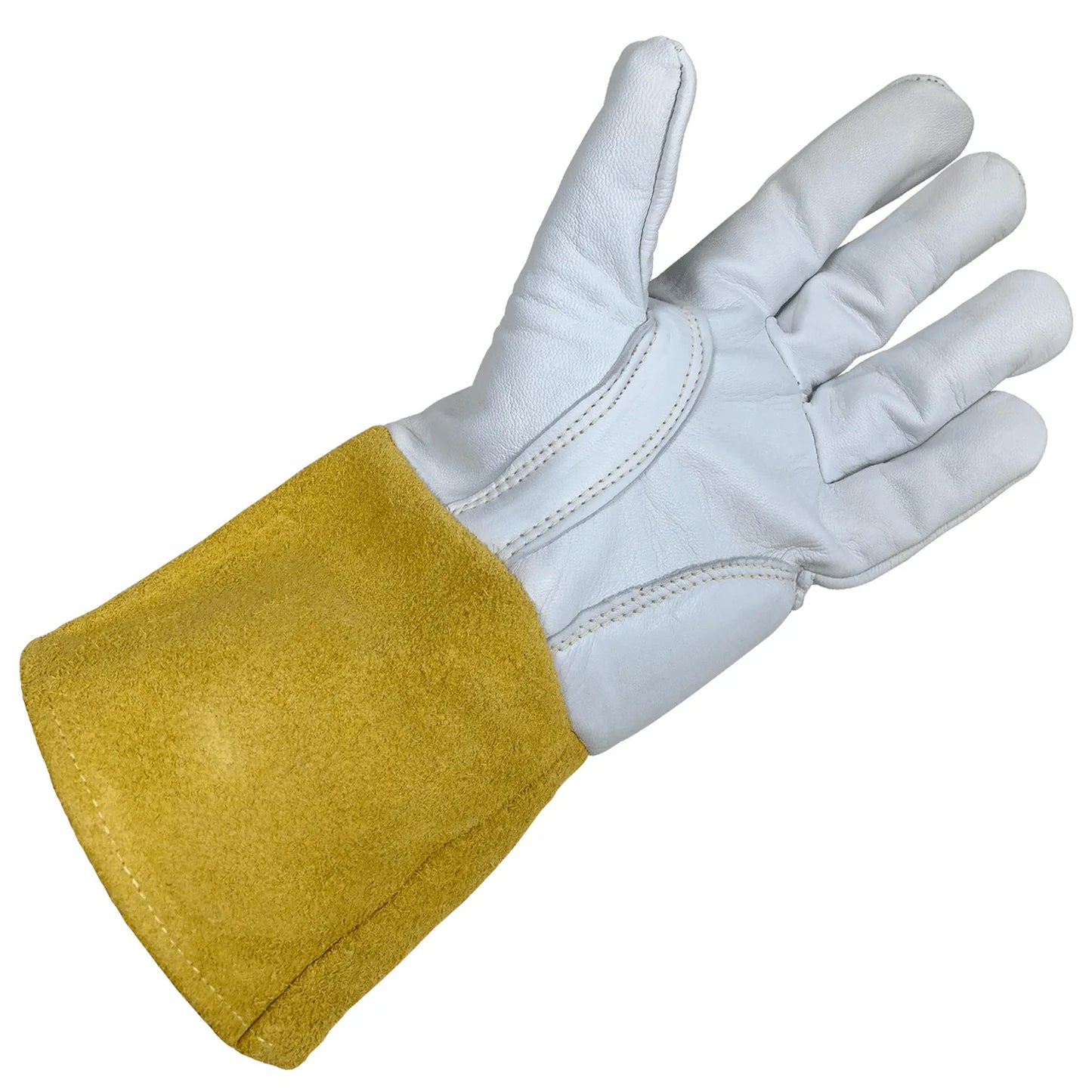 Superior Top Grain Pearl Goatskin Tig Welding Glove