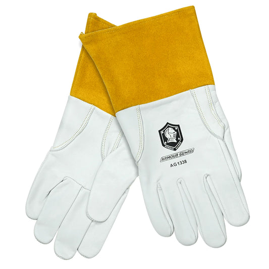 Superior Top Grain Pearl Goatskin Tig Welding Glove