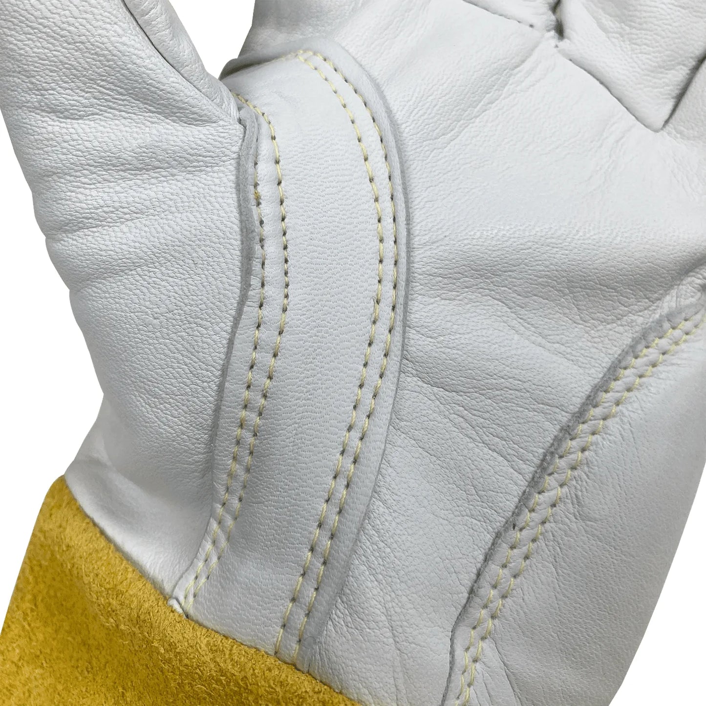 Superior Top Grain Pearl Goatskin Tig Welding Glove