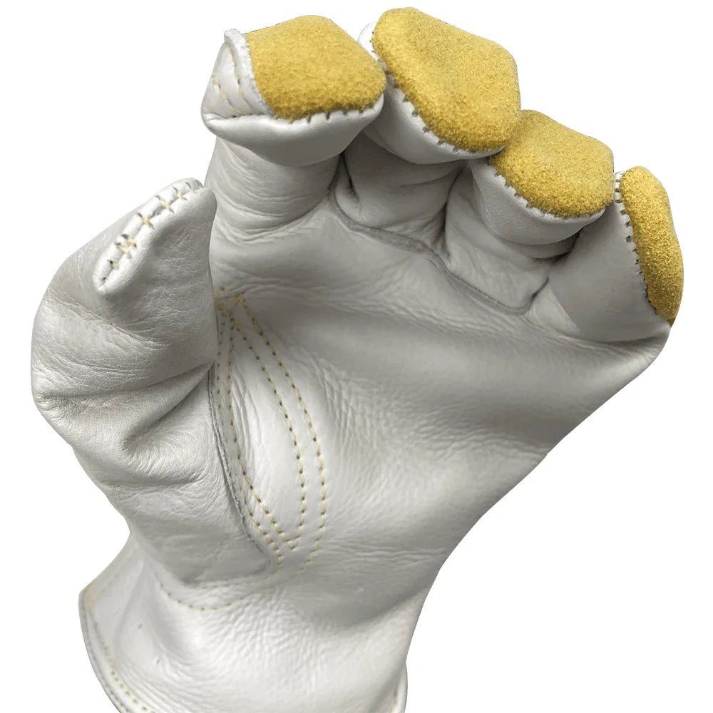 Super Premium Pearl Cowhide Palm with Cowhide Split Drivers Glove