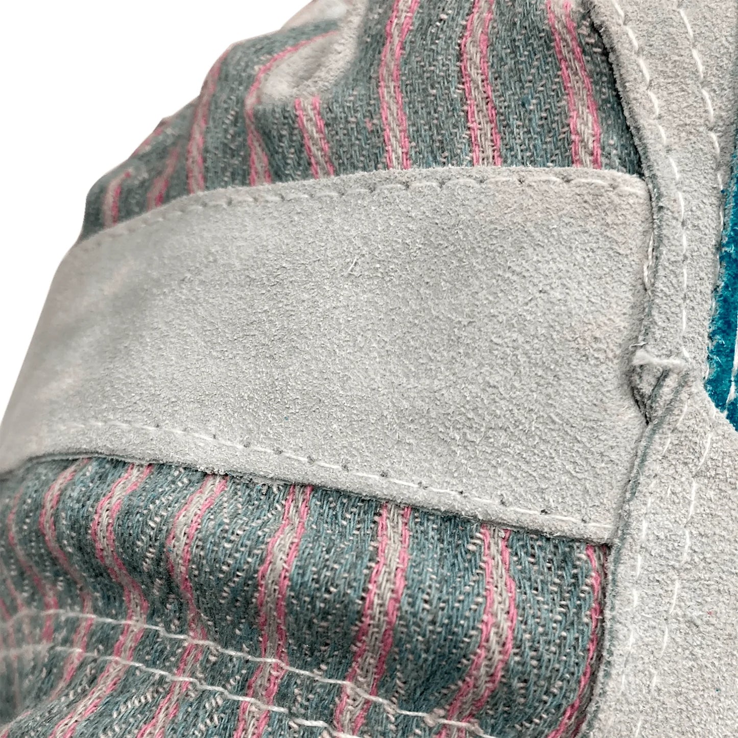 Premium Work Glove Made From Shoulder Split Cowhide Featuring Double Palm/Knuckle Strap