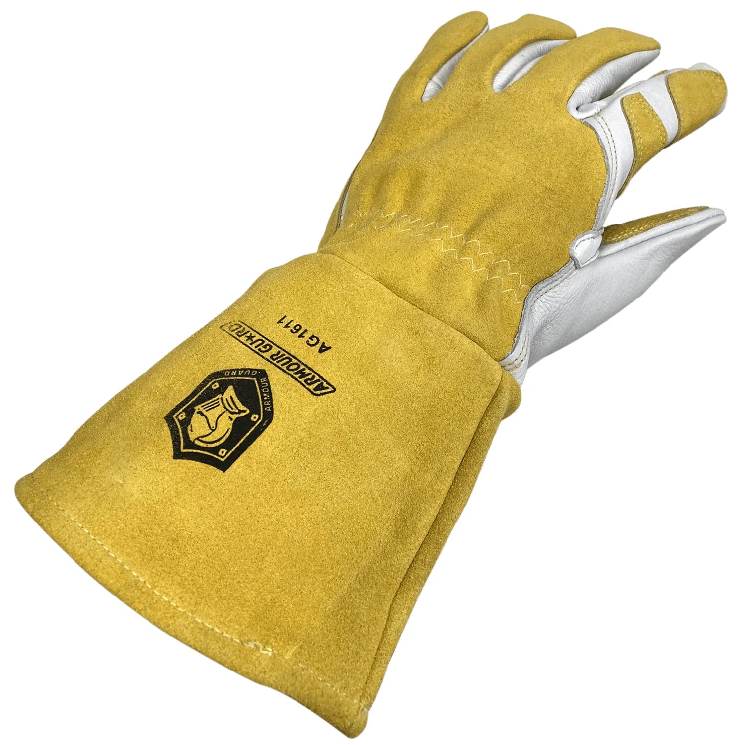 Split Cowhide Mig Welding Glove With Reinforced Palm & Thumb