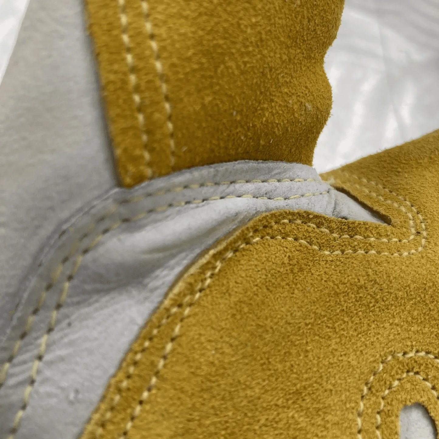Top Grain Cowhide Palm With Cowhide Split MIG Welding Glove
