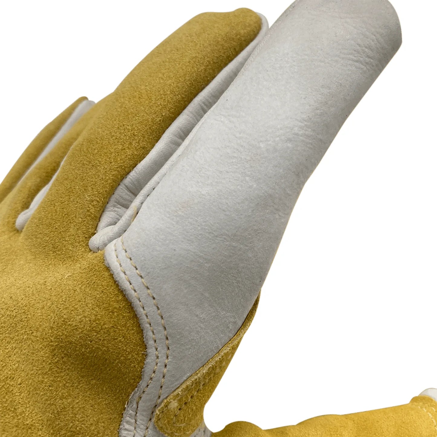Top Grain Cowhide Palm With Cowhide Split MIG Welding Glove
