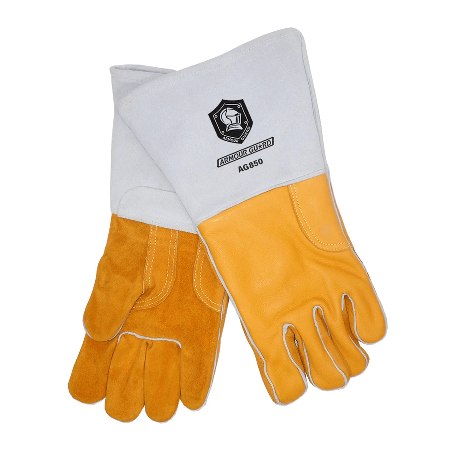 Gold Premium Top Grain Stick Welding Glove