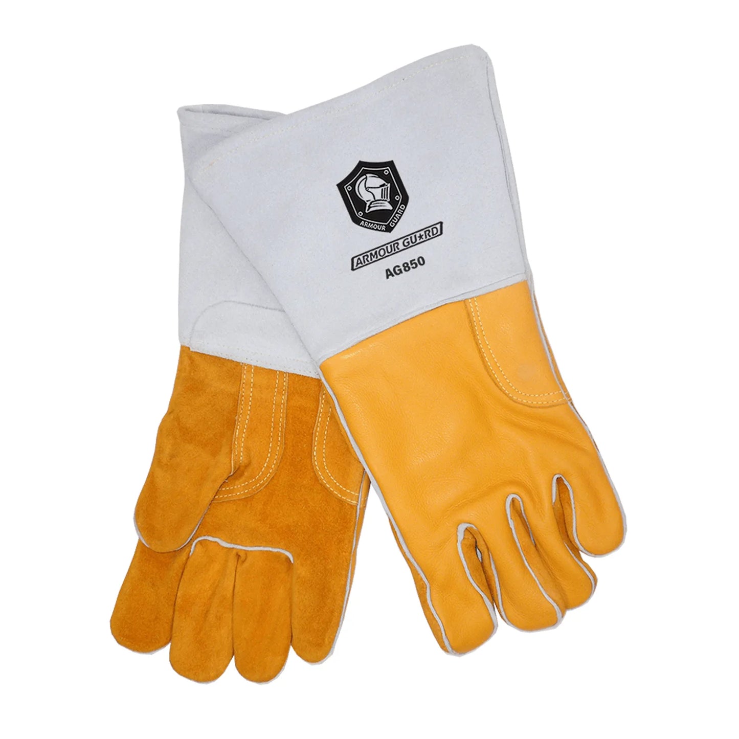 Gold Premium Top Grain Stick Welding Glove