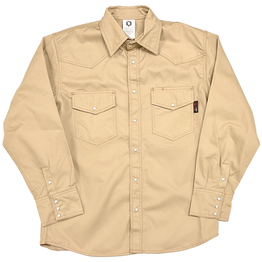 Armour Guard FR Tan Western Style Work Shirt - X-Large