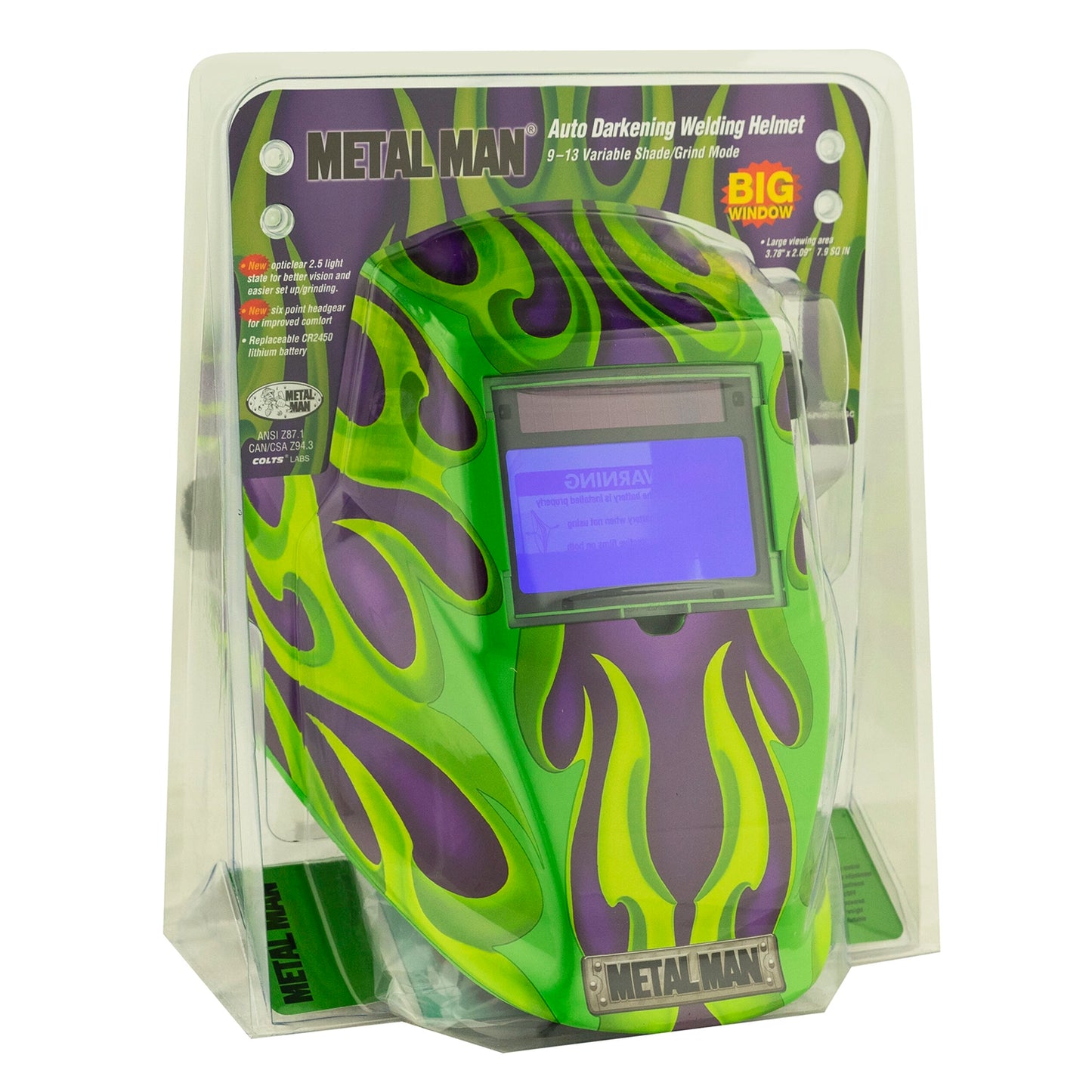 MM AD9-13 Variable SDRG4 Green/Purple Helmet