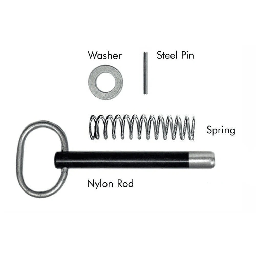 Replacement pin for Revolution Lead Reels (Includes Spring, Washer, Spring Pin)