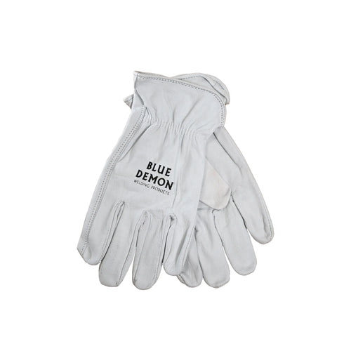 Driver Glove Buf/Cow White