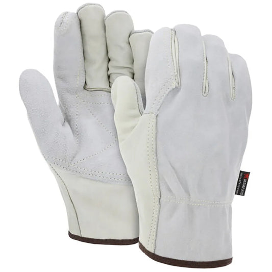 MCR Safety 32056DPXL Double-Palm Leather Gloves, XL