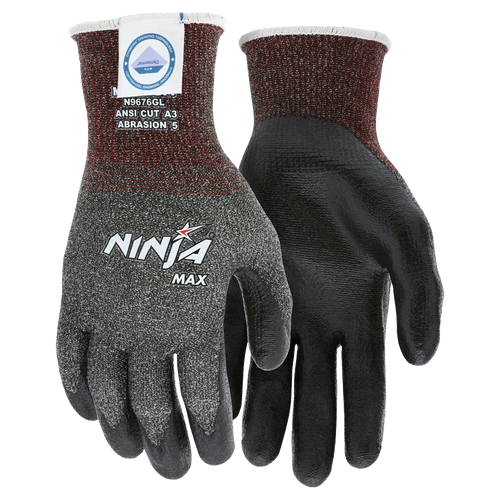 MCR Safety Ninja Max N9676GM Dyneema Coated Gloves, Medium