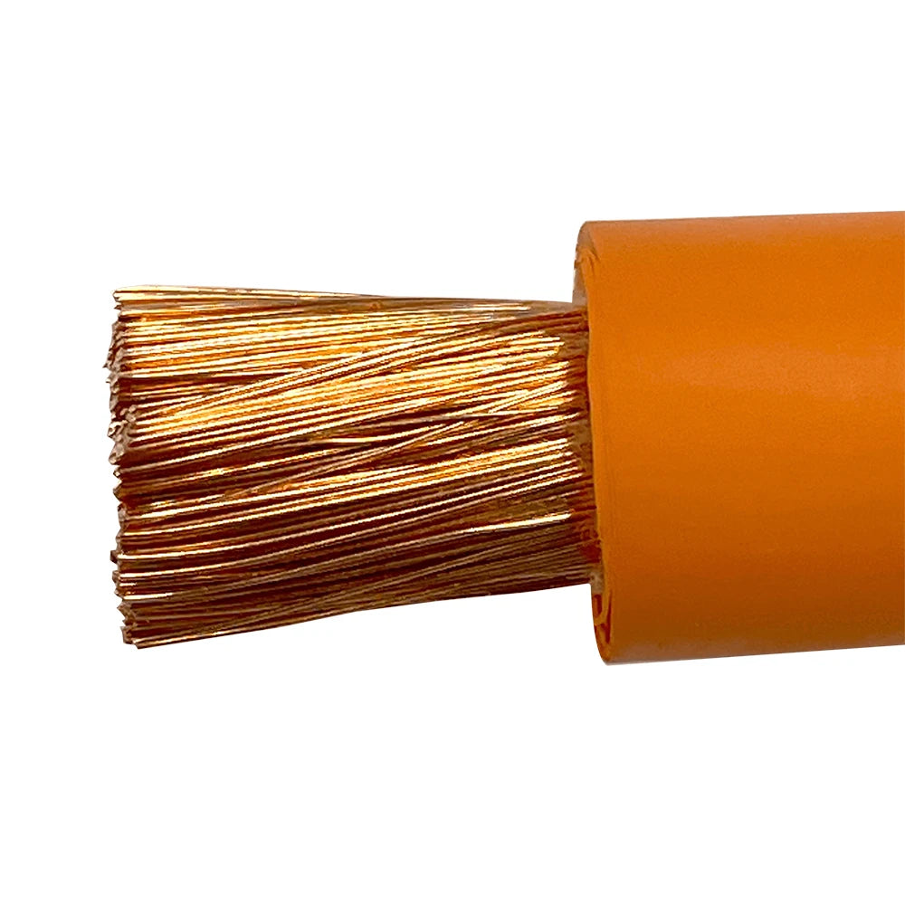 #1/0 250/FT Reel Orange Welding Cable