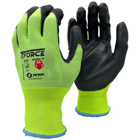 Southern Glove T-Force A5 Cut PU-Coated Touchscreen Gloves, 2XL